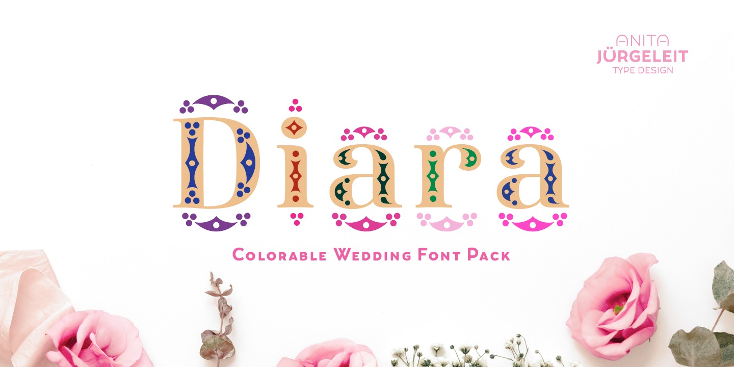 Diara Crown Font preview